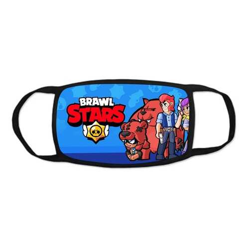 Стильная многоразовая защитная маска GOODbrelok BRAWL STARS 10 в 5 Карманов
