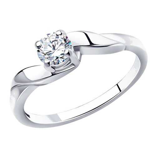Кольцо женское для помолвки SOKOLOV из серебра 94010011 р.18 в 5 Карманов