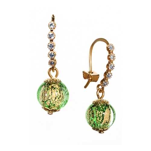 Серьги Bottega Murano 09044347 зеленые в 5 Карманов