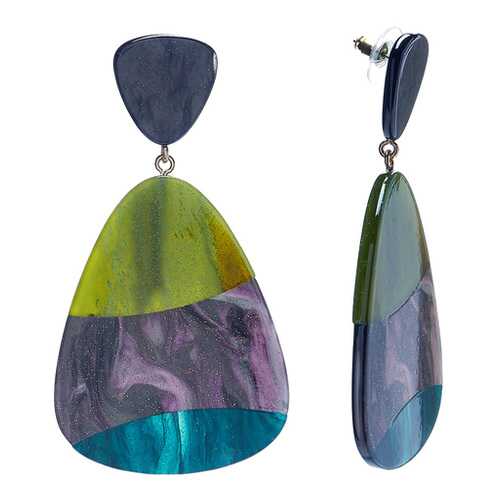 Серьги Moon Paris ML-20.01-015 синие в 5 Карманов