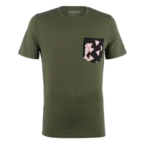 Футболка мужская Guess M0YI59-I3Z11 хаки S в 5 Карманов