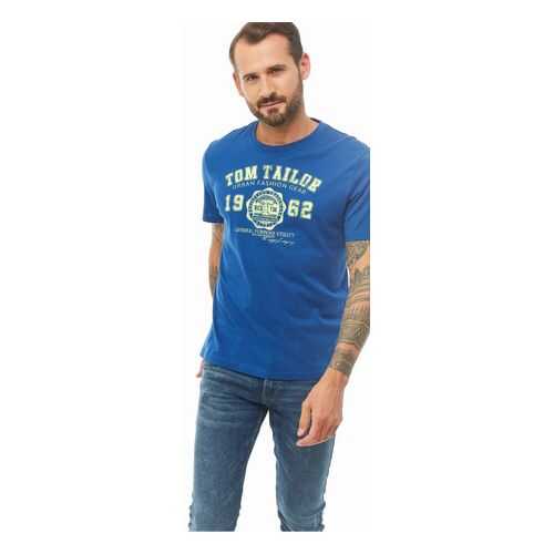 Футболка мужская TOM TAILOR 1008637-11305 синяя L в 5 Карманов