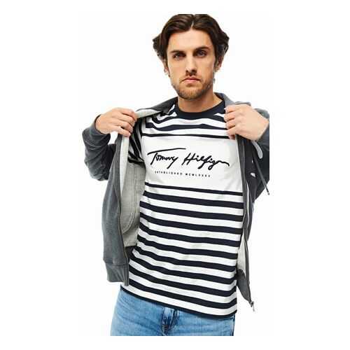 Футболка мужская Tommy Hilfiger MW0MW14309 синяя XXL в 5 Карманов