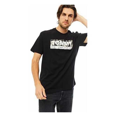Футболка мужская Tommy Jeans DM0DM08671 BDS черная L в 5 Карманов