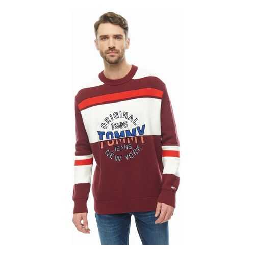 Свитер мужской Tommy Jeans DM0DM06992 0EH красный XL в 5 Карманов