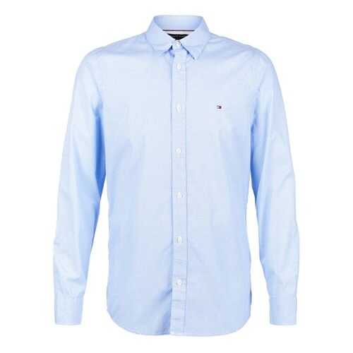 Рубашка мужская Tommy Hilfiger MW0MW12205 0GZ синяя XL в 5 Карманов