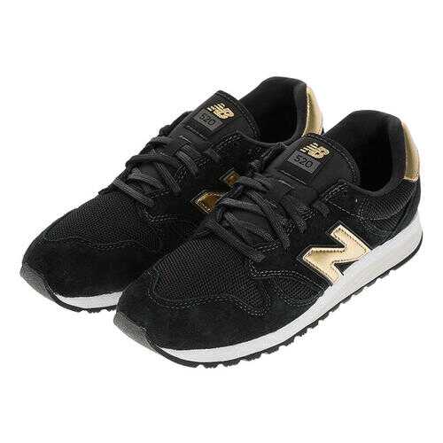 Женские кроссовки New Balance WL520GDB/B черные/золотистые 35.5 в 5 Карманов