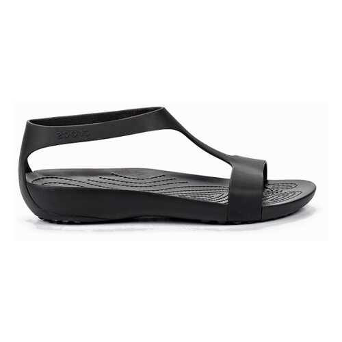 Шлепанцы женские Crocs Crocs serena sandal w-1 черные 36.5 RU в 5 Карманов