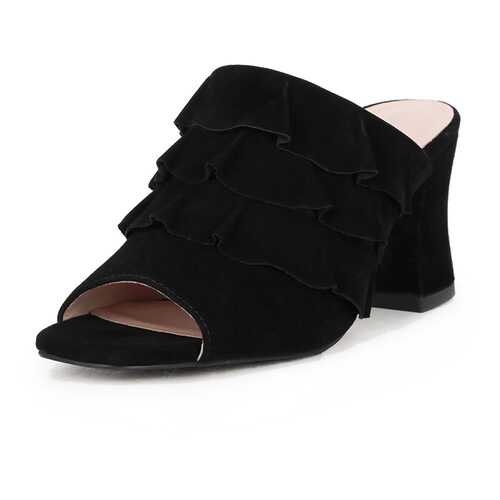 Шлепанцы женские Pierre Cardin 710017757 черные 39 RU в 5 Карманов