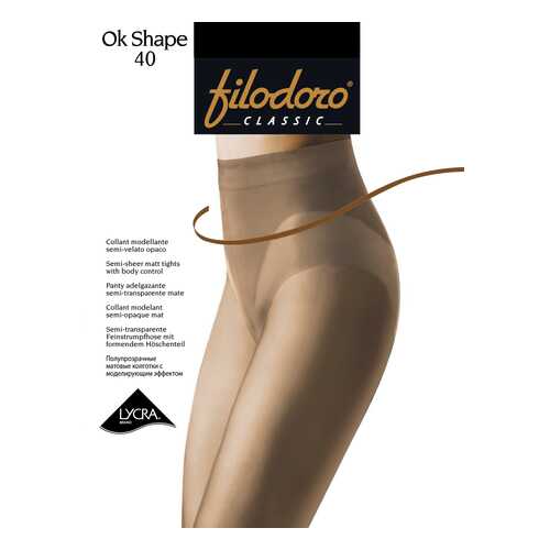 Колготки Filodoro Classic OK SHAPE 40/Nero/3 (M) в 5 Карманов