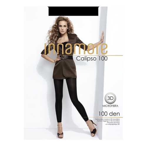 Леггинсы женские Innamore Calipso 250 (по 60/1) черные 2 IT в 5 Карманов