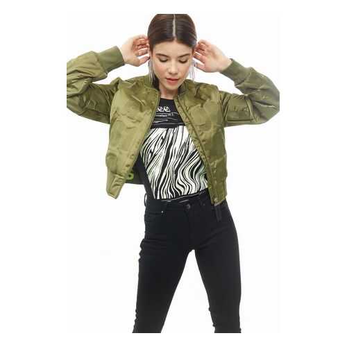 Куртка женская Guess W0YL59-WD1V0 хаки L в 5 Карманов