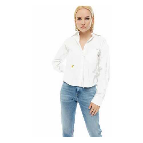 Рубашка женская Miss Sixty XJ0610CE9165000000 белая M в 5 Карманов