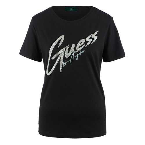 Футболка женская Guess W0YI0H-K46D1 черная L в 5 Карманов