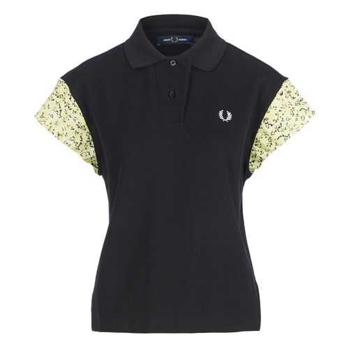 Поло женское Fred Perry G8106 102 черные 6 UK в 5 Карманов